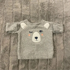 Carters Gray Bear Sweatshirt